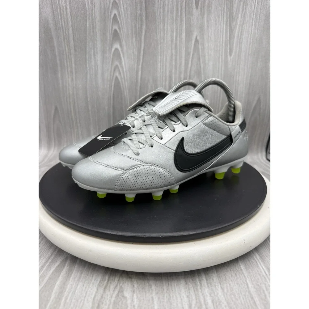 Nike Premier 3 FG Mens Sz 6 Womens 7.5 Metallic Silver Soccer Cleats HM0265-004